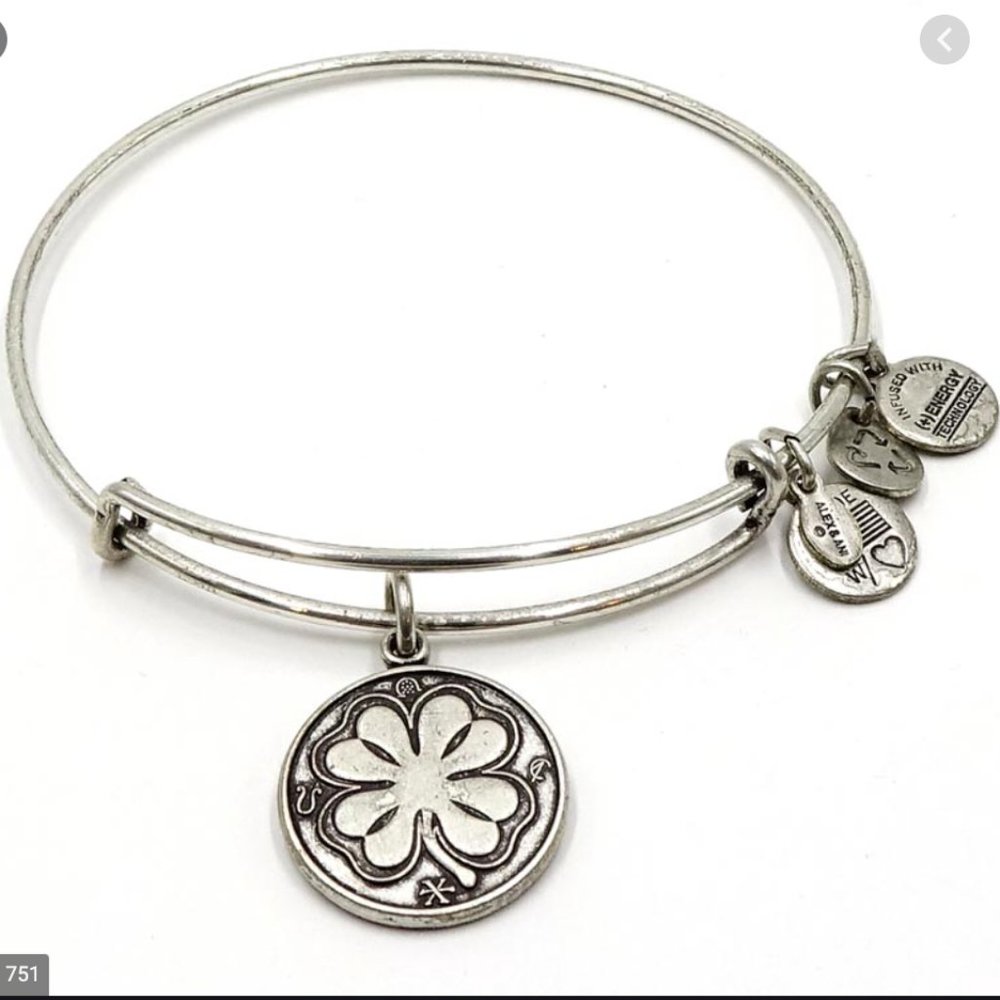 Alex and Ani Four Leaf Clover bracelet